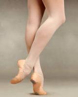 497-Soulier de Ballet Adulte enToile Extensible Double Semelles